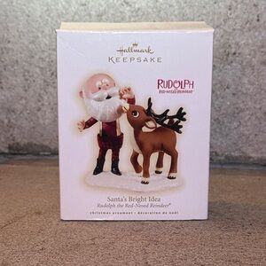Hallmark Ornament Santa's Bright Idea Rudolph the Red-Nosed Reindeer 2009